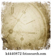 Antique pocket clock face. Antique pocket clock face.