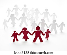 cut out paper people