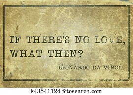 if no love DaVinci