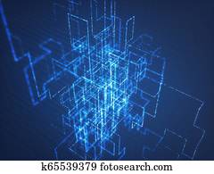 Abstract Background Geometric Connections