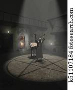 Alchemist Summoning a Demon Alchemist Summoning a Demon