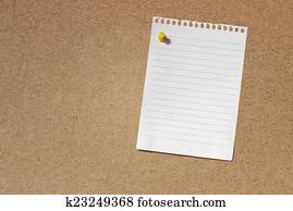 Blank Note Paper Template