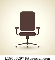 burostoel, pictogram