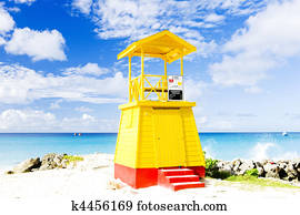 cabin on the beach, Enterprise Beach, Barbados, Caribbean