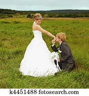 Groom to genuflect near bride Groom to genuflect near bride