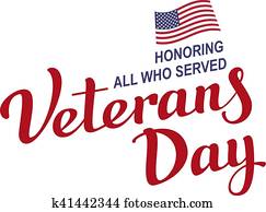 November 11 Veterans Day. Lettering text November 11 Veterans Day. Lettering text