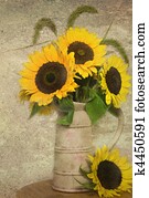 Vintage sunflowers Vintage sunflowers