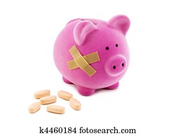 Health costs. Clipping path include Health costs. Clipping path include