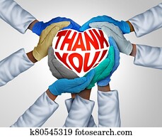 שירותי בריות, עובדים, תודה