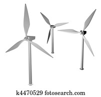3d greyscale wind turbine 3d greyscale wind turbine