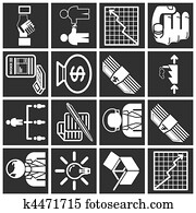 geschaefts, symbol, satz