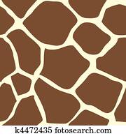 Seamless tiling giraffe skin animal Seamless tiling giraffe skin animal