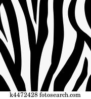 Seamless tiling zebra animal print pattern Seamless tiling zebra animal print pattern