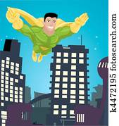 superhero illustration superhero illustration