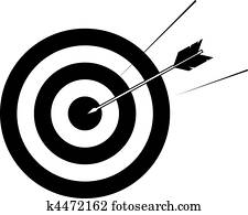 target and arrow illustration target and arrow illustration