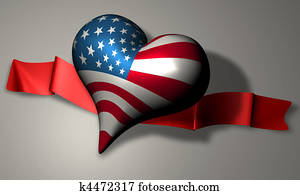 דגל אמריקאי, לב