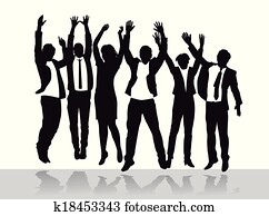 alegría, y, aclamación