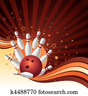 bowling strike background bowling strike background