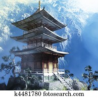Buddhist Zen Temple Buddhist Zen Temple