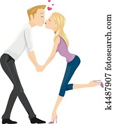 Couple Kissing Couple Kissing