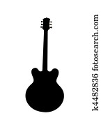 guitar silhouette guitar silhouette