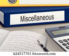 miscellaneous binders miscellaneous binders