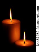 Two Burning candle Two Burning candle