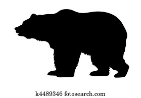 vector silhouette bear vector silhouette bear