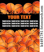 Basketball balls illustration. Basketball balls illustration.
