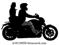 Couple on moto Couple on moto