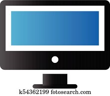 duo, tom, ícone, -, desktop, omputer