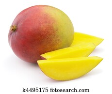 Mango with slices Mango with slices