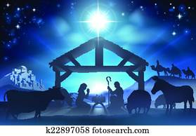 scène naissance noël