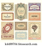 vintage labels set (vector) vintage labels set (vector)