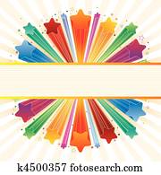 colorful explosion star colorful explosion star
