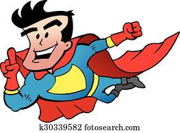 Flying Super Hero Flying Super Hero