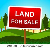 Land For Sale Means Real Estate Agent And House Land For Sale Means Real Estate Agent And House