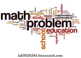 mathematikproblem, wort, wolke