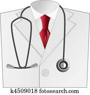 medical doctor white coat