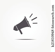 Megaphone icon Megaphone icon