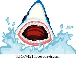 Angry shark Angry shark