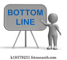 Bottom Line Whiteboard Shows Reduce Costs Grow Income