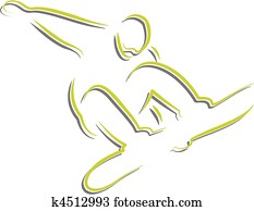 esquiando, &, snowboarding