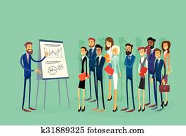 geschäftsmenschen, gesellschaft, darstellung, schnipsertabelle, finanz, businesspeople