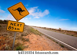 Outback Kangaroo Sign Outback Kangaroo Sign
