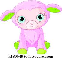 Cute lamb character Cute lamb character