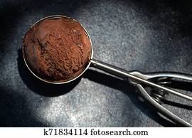 Scoop Of Chocolate Ice Cream Scoop Of Chocolate Ice Cream