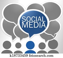social, medios