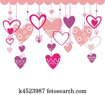 Valentines day background with hear Valentines day background with hear