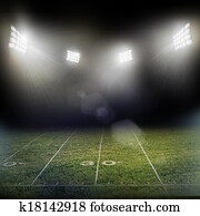 stadium in lights and flashes stadium in lights and flashes